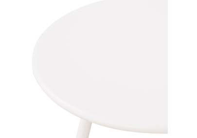 Table basse Minot, blanche