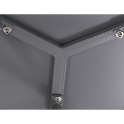 Mesa de centro Minot, gris oscuro