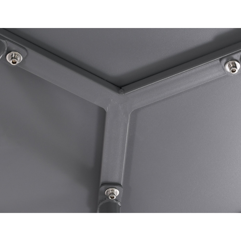 Mesa de centro Minot, gris oscuro