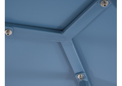 Table basse Minot, bleue