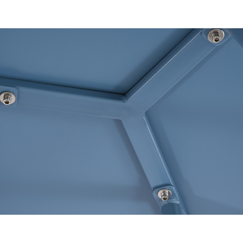 Table basse Minot, bleue