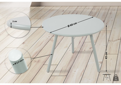 Mesa de centro Minot, turquesa