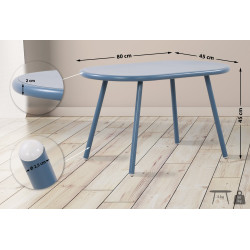 Mesa de centro Velva, azul