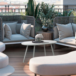 Mesa de centro Velva, turquesa