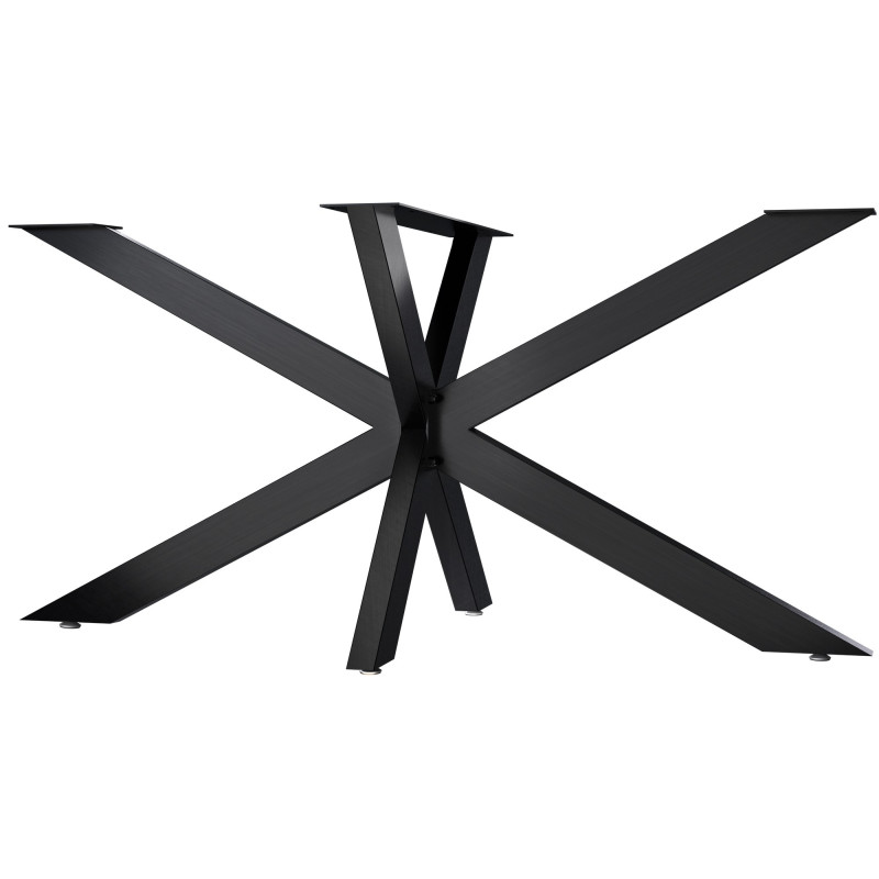 Pies de mesa Hardwick 150 x 78 x 71 cm, negro industrial