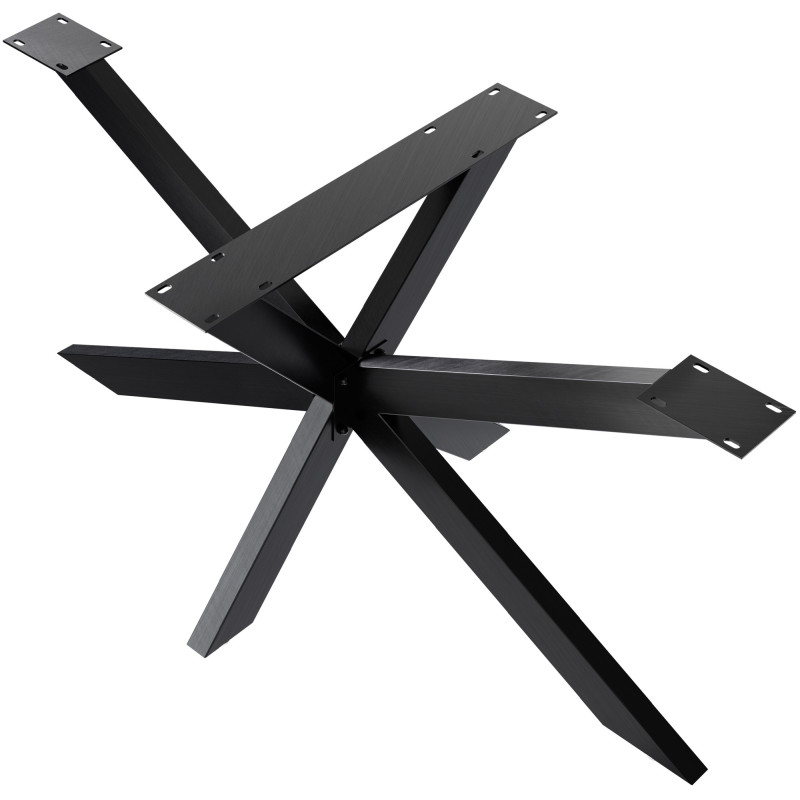 Pies de mesa Hardwick 150 x 78 x 71 cm, negro industrial