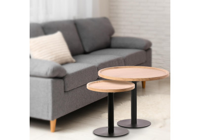 Ensemble de table d'appoint Aspen Natura