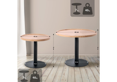 Ensemble de table d'appoint Aspen Natura