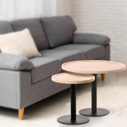 Ensemble de tables d'appoint en chêne Aspen