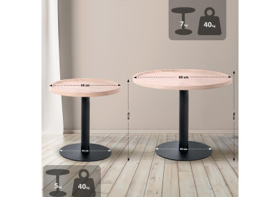 Ensemble de tables d'appoint en chêne Aspen