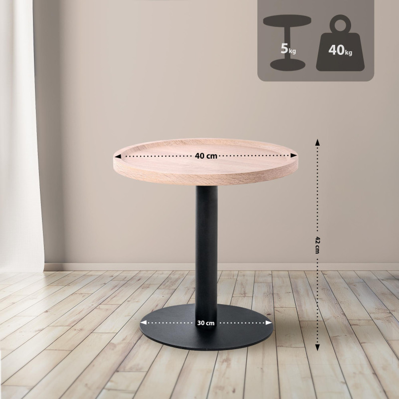 Table d'appoint Aspen M, chêne