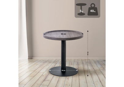 Table d'appoint Aspen M, grise