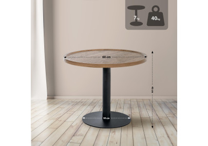 Table d'appoint Aspen L, marron