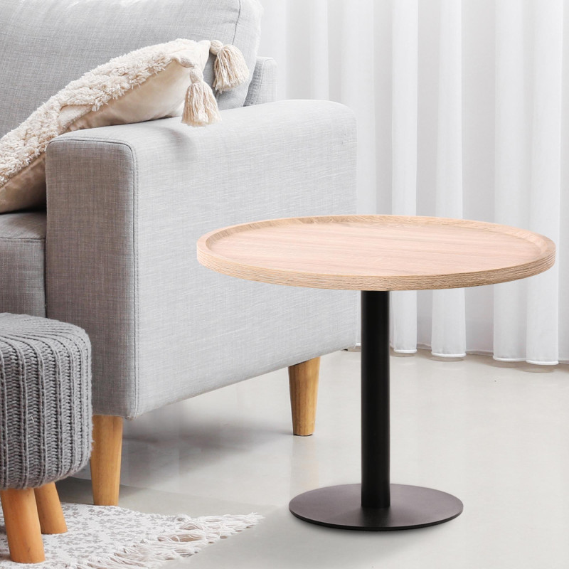 Mesa auxiliar Aspen, roble