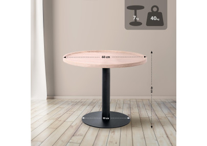 Table d'appoint Aspen, chêne