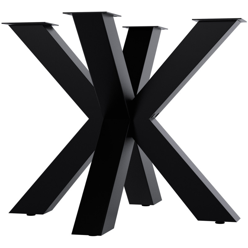 Pies de mesa Harlan 85x85x71 negros