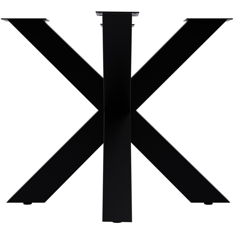 Pieds de table Harlan 85x85x71 noirs