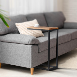 Tavolino Manteo 46x25x67 cm rovere