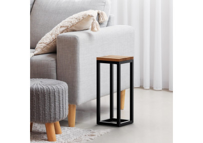 Table d'appoint Manteo 20x20x50 cm chêne