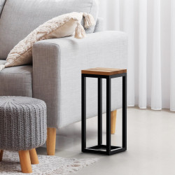 Tavolino Manteo 20x20x50 cm rovere