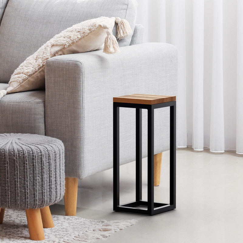 Tavolino Manteo 20x20x50 cm rovere