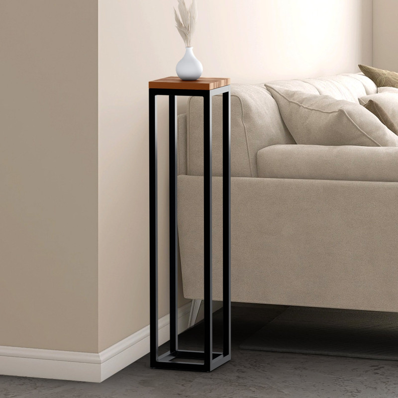 Tavolino Manteo 20x20x90 cm rovere