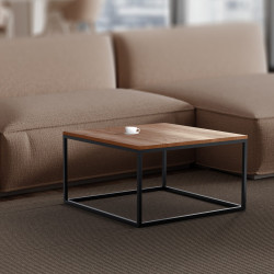 Tavolino Manteo, 80x80x45 cm, rovere