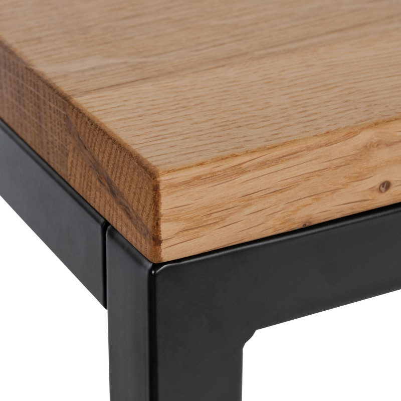 Mesa de centro Manteo 100x45x50 cm roble