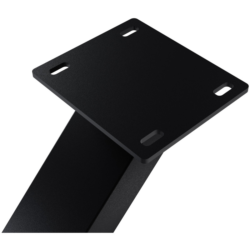 Pieds de table Finney 140x70x72 noirs