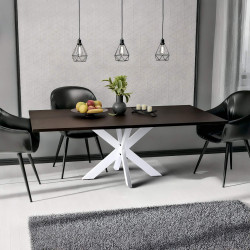 Pés de mesa Biloxi 100x100 cm brancos