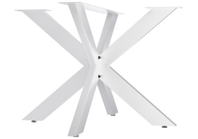 Pieds de table Biloxi 100x100 cm blancs
