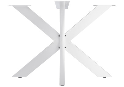 Pieds de table Biloxi 100x100 cm blancs