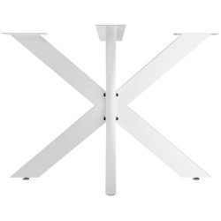 Pies de mesa Biloxi 100x100 cm blancos