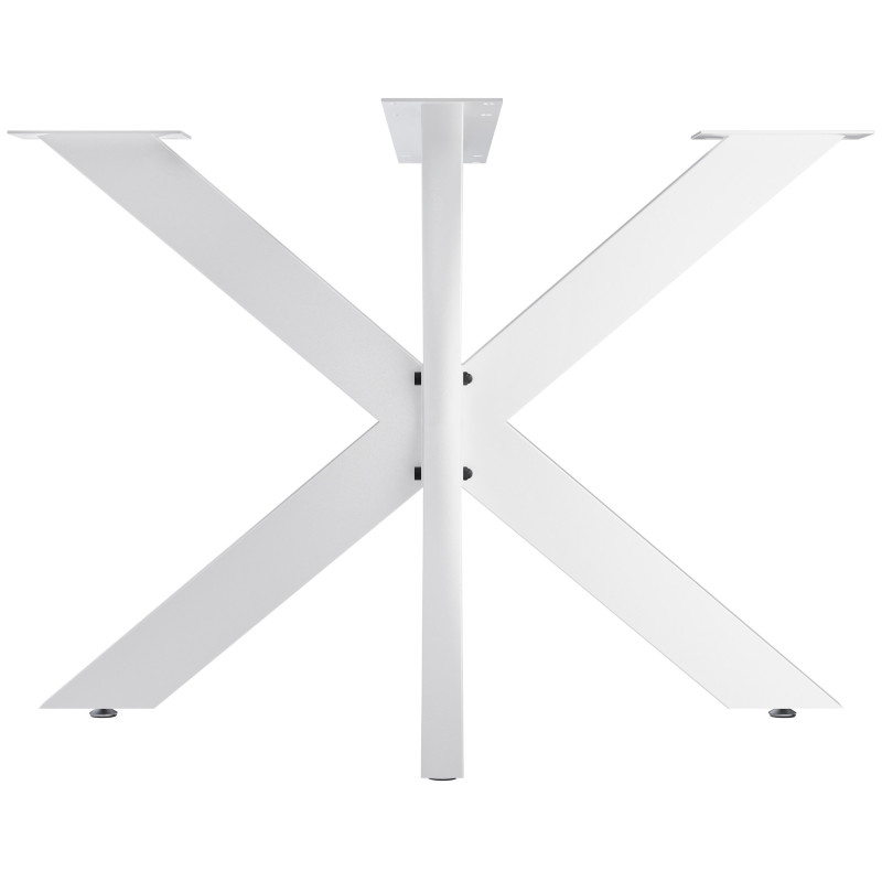 Pies de mesa Biloxi 100x100 cm blancos