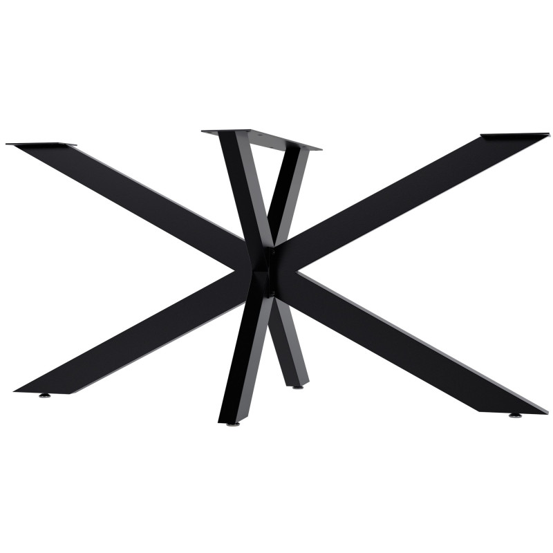 Piedi da tavolo Hardwick 150 x 78 x 71 cm neri