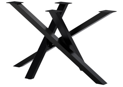 Pieds de table Finney 120x70x72 noirs