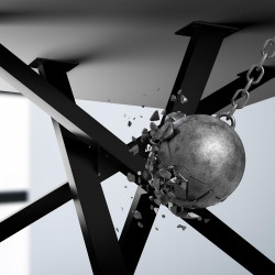 Pés de mesa Finney 120x60x72 pretos