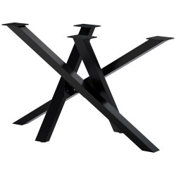 Pés de mesa Finney 120x60x72 pretos