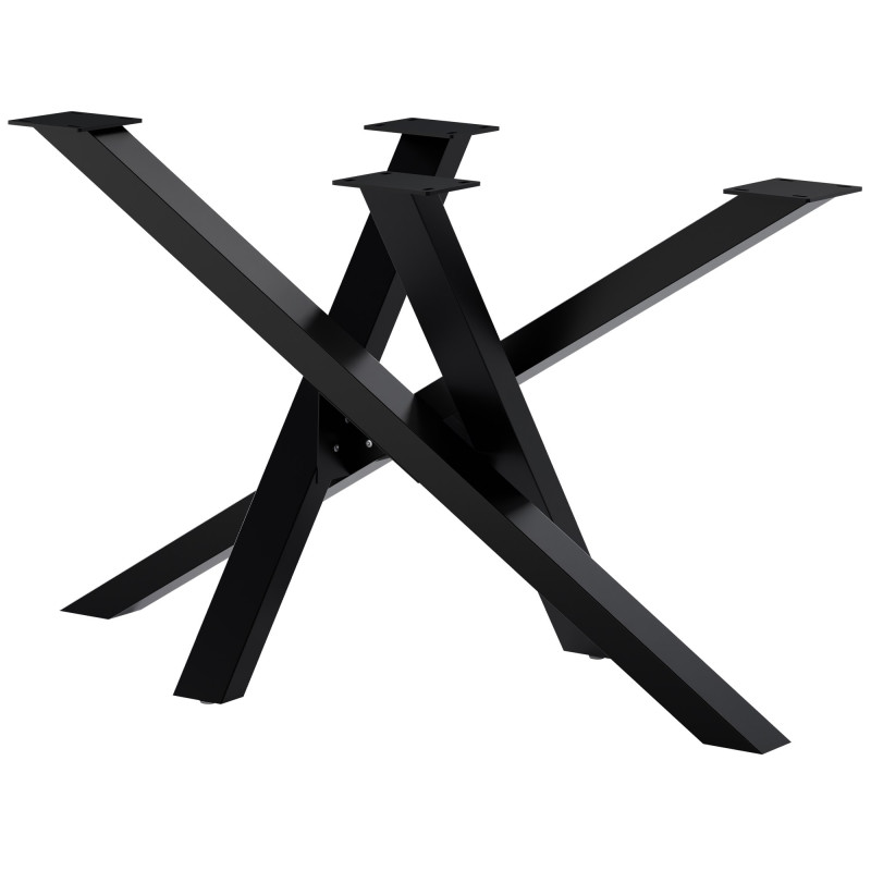 Pés de mesa Finney 120x60x72 pretos