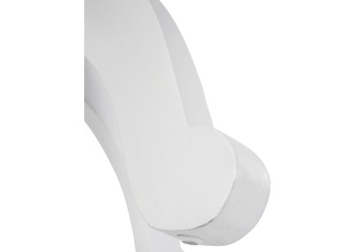 Mesa de comedor Roswell 90 cm natural/blanco