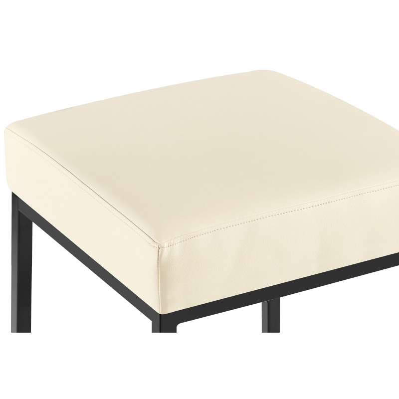 Tabouret de bar Montréal B80 crème