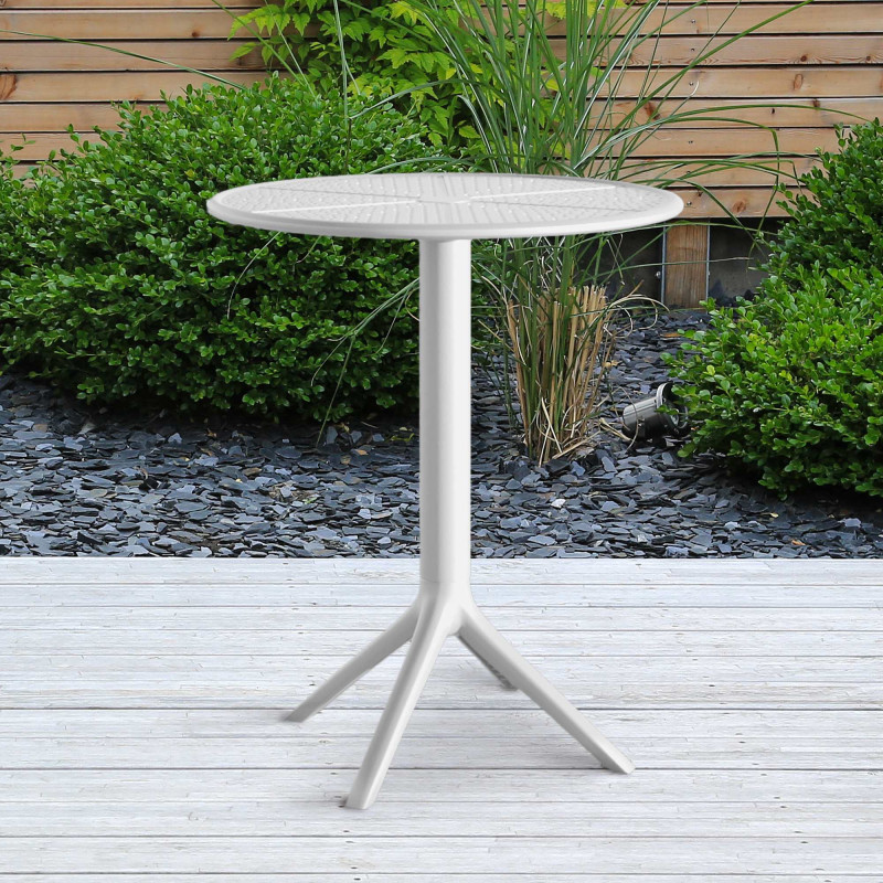 Table ronde Lacota, 60 cm, blanche