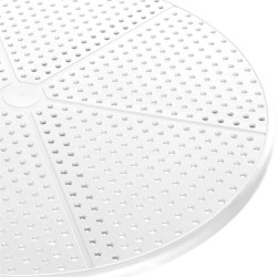 Tavolo rotondo Lacota, 60 cm, bianco