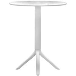 Tavolo rotondo Lacota, 60 cm, bianco
