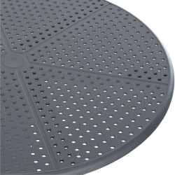 Tavolo rotondo Lacota, 60 cm di diametro, antracite