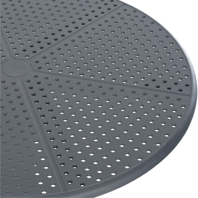 Tavolo rotondo Lacota, 60 cm di diametro, antracite