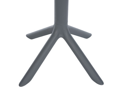 Mesa redonda Lacota, 60 cm de diámetro, antracita