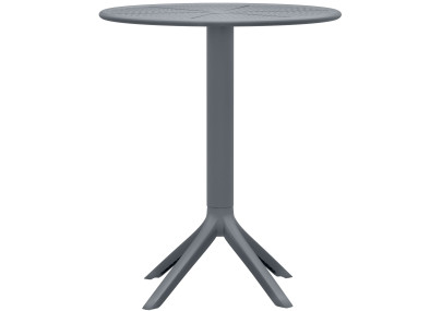 Mesa redonda Lacota, 60 cm de diámetro, antracita