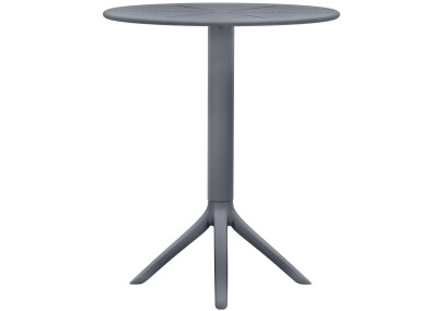 Mesa redonda Lacota, 60 cm de diámetro, antracita