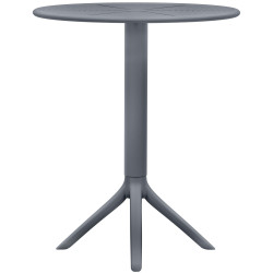 Table ronde Lacota, 60 cm de diamètre, anthracite
